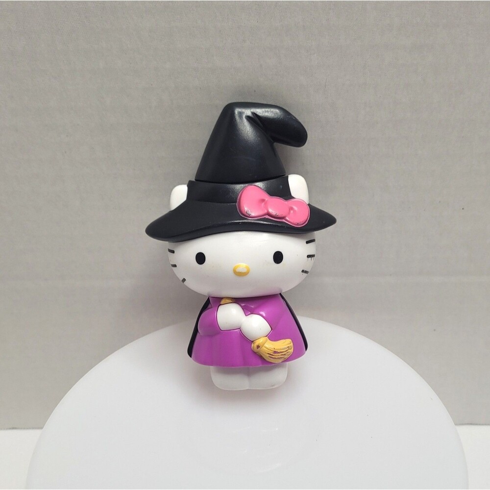 Hello Kitty Halloween Witch Figure Cat in Hat McDonalds Toy 2019